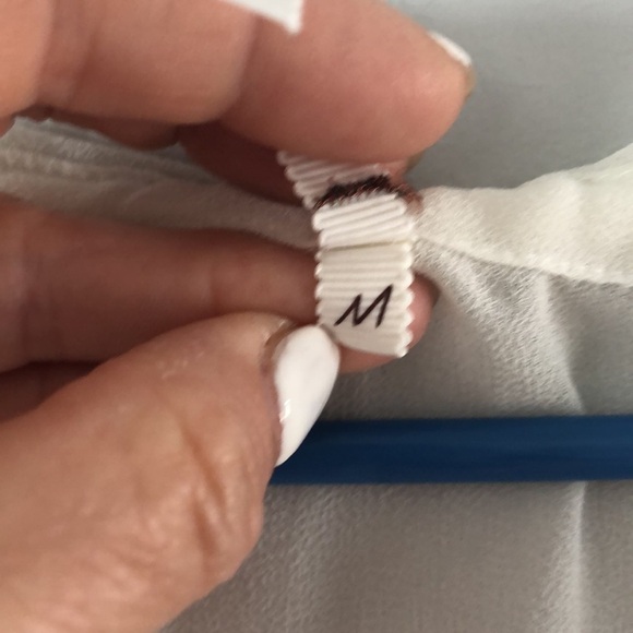 Anthropologie’s Willow & Clay Long Sleeve Blouse Embroidery Size M Bow Tie Top - Picture 8 of 11